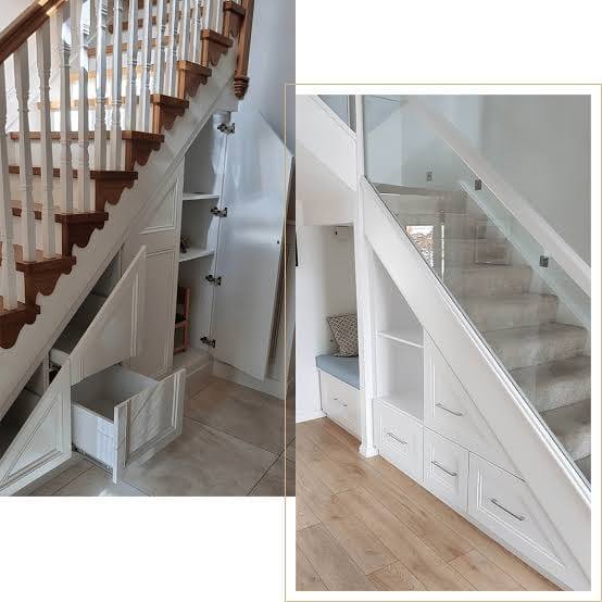 Under-stair pull-out drawers